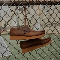 Mens Clarks Wallabee EVO Chukka Boot - Beeswax