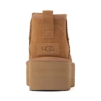 Botte à plateforme UGG® Classic Ultra Mini pour femmes - Châtaigne