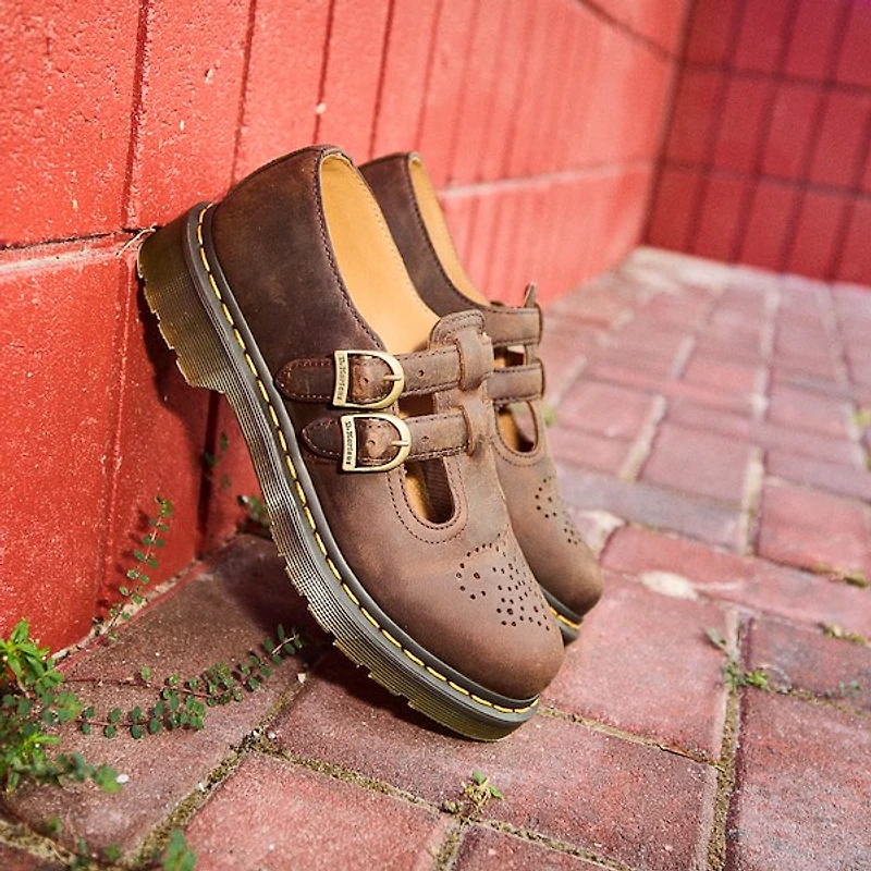Womens Dr. Martens 8065 Mary Jane Casual Shoe - Dark Brown