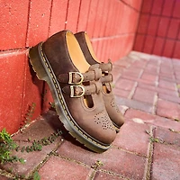 Womens Dr. Martens 8065 Mary Jane Casual Shoe - Dark Brown