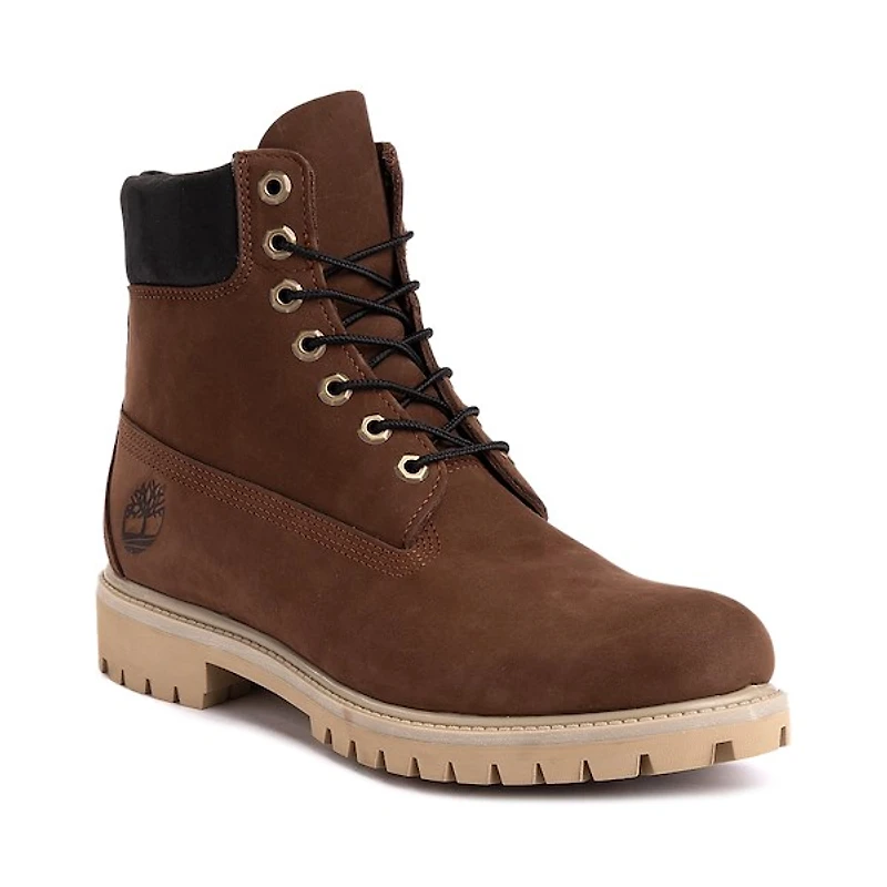 Botte Timberland 6" Premium pour hommes - Brun foncé