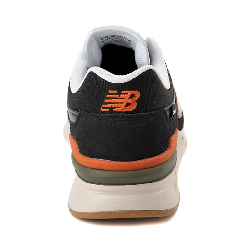 Chaussure athlétique New Balance 997H pour hommes - Noire / Orange