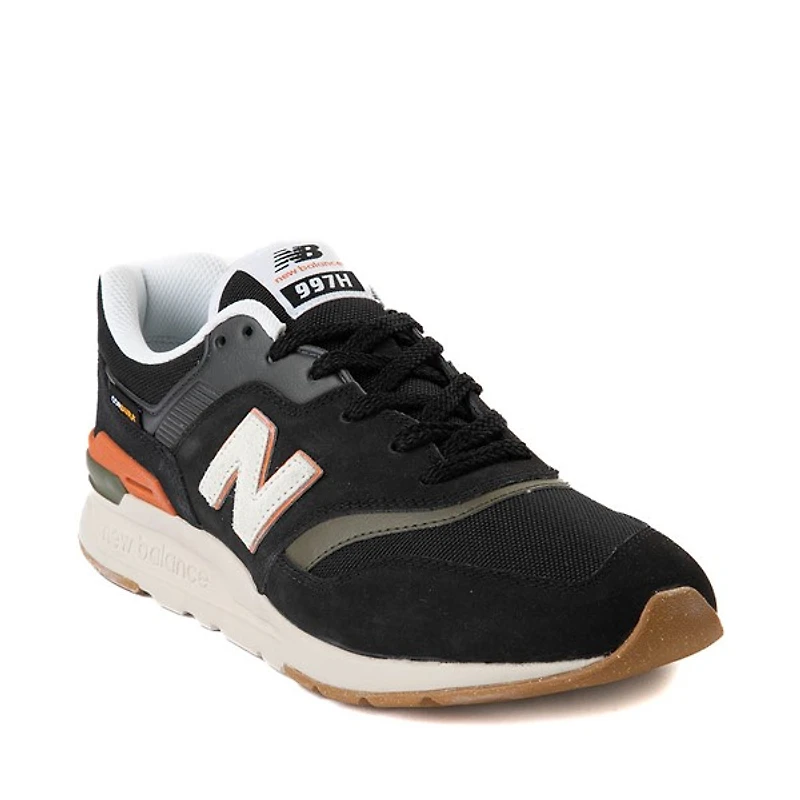 Chaussure athlétique New Balance 997H pour hommes - Noire / Orange