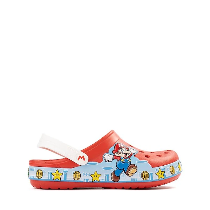 Super Mario Bros. Crocs Classic Lights Clog - Little Kid / Big Red