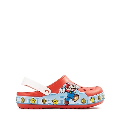 Super Mario Bros. Crocs Classic Lights Clog - Little Kid / Big Red