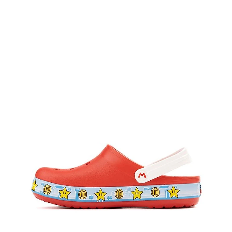 Super Mario Bros. Crocs Classic Lights Clog - Little Kid / Big Red