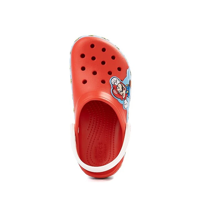 Super Mario Bros. Crocs Classic Lights Clog - Little Kid / Big Red