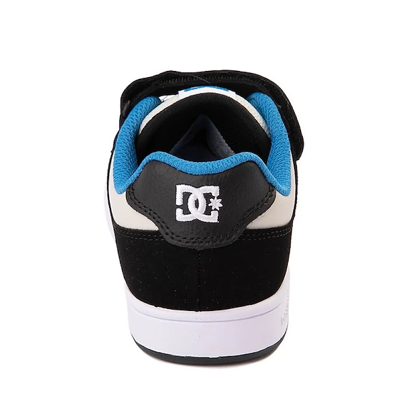 DC Manteca 4 Elastic Skate Shoe - Little Kid / Big Black Blue Grey