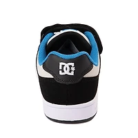 DC Manteca 4 Elastic Skate Shoe - Little Kid / Big Black Blue Grey
