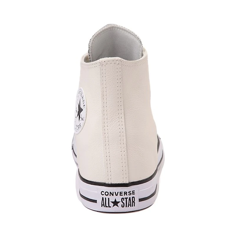 Basket Converse Chuck 70 Hi en cuir - Blanc cassé