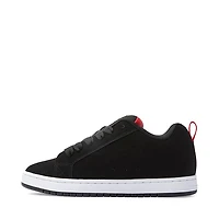 Mens DC Court Graffik Skate Shoe - Black / White Red