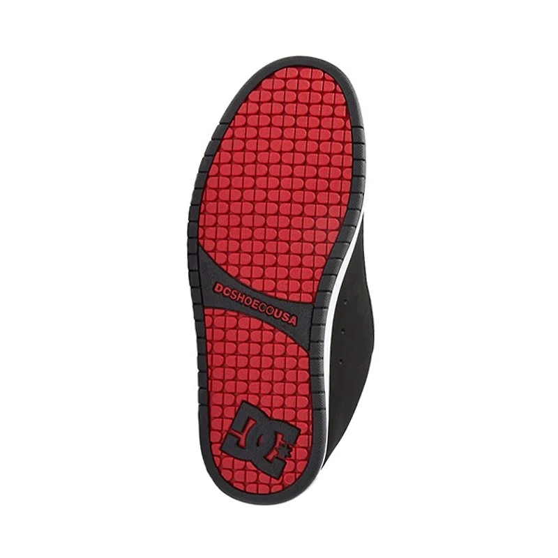 Mens DC Court Graffik Skate Shoe - Black / White Red