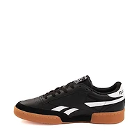 Chaussure athlétique Reebok Club C Revenge pour hommes - Noire / Blanche Gomme