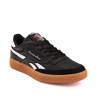Chaussure athlétique Reebok Club C Revenge pour hommes - Noire / Blanche Gomme