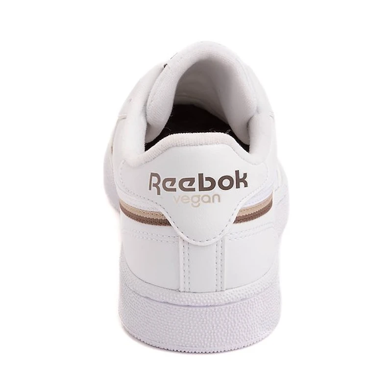 Chaussure athlétique végane Reebok Club C 85 pour hommes - Blanche / Avoine