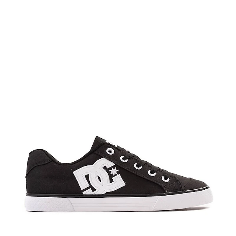 Womens DC Chelsea TX Skate Shoe - Black / White