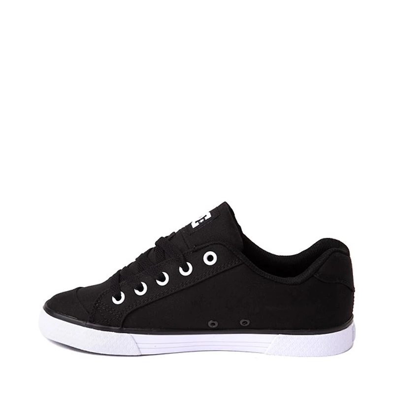 Womens DC Chelsea TX Skate Shoe - Black / White