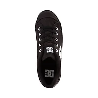 Womens DC Chelsea TX Skate Shoe - Black / White