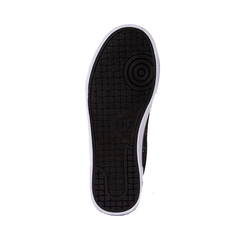 Womens DC Chelsea TX Skate Shoe - Black / White