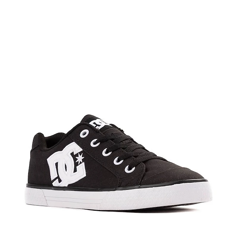 Womens DC Chelsea TX Skate Shoe - Black / White