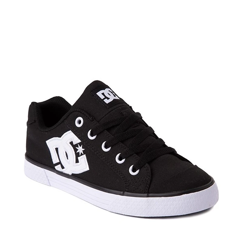 Womens DC Chelsea TX Skate Shoe - Black / White