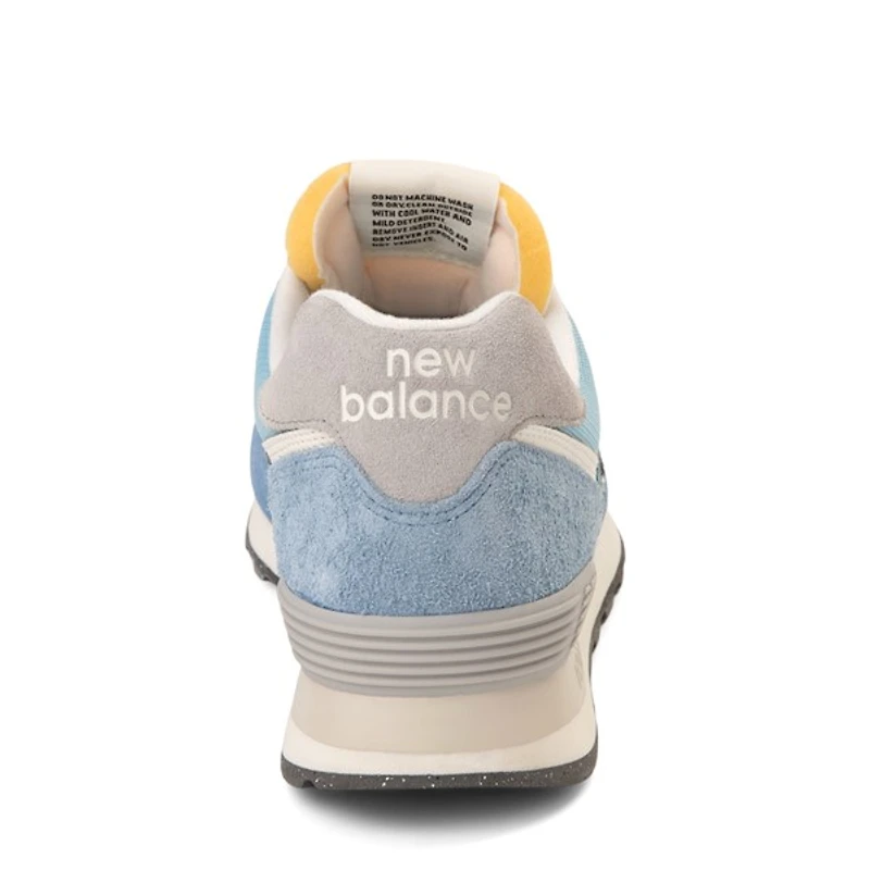 Chaussure athlétique New Balance 574 pour hommes - Bleu acier / Gris