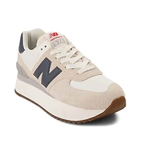 Chaussure athlétique New Balance 574+ pour femmes - Beige / Grise