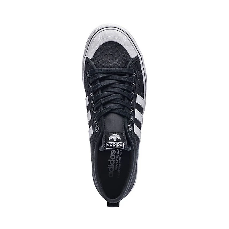 Chaussure athlétique adidas Nizza pour hommes - Noire / Blanche