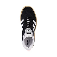 Chaussure athlétique adidas Gazelle Bold pour femmes - Noire / Blanche Gomme