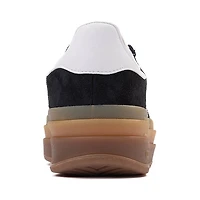 Chaussure athlétique adidas Gazelle Bold pour femmes - Noire / Blanche Gomme