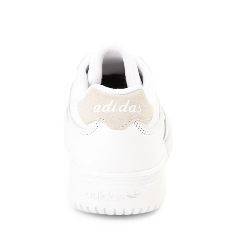Chaussure athlétique adidas Court Super pour femmes - Blanche / Grise