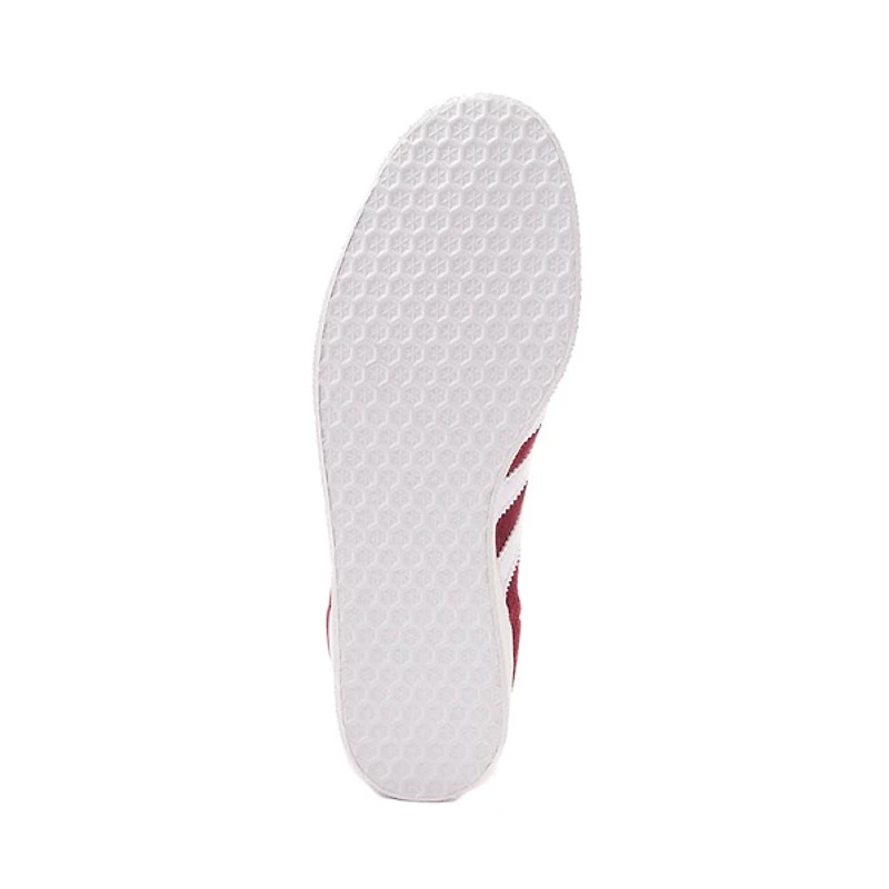 Chaussure athlétique adidas Gazelle - Bourgogne / Blanc Doré
