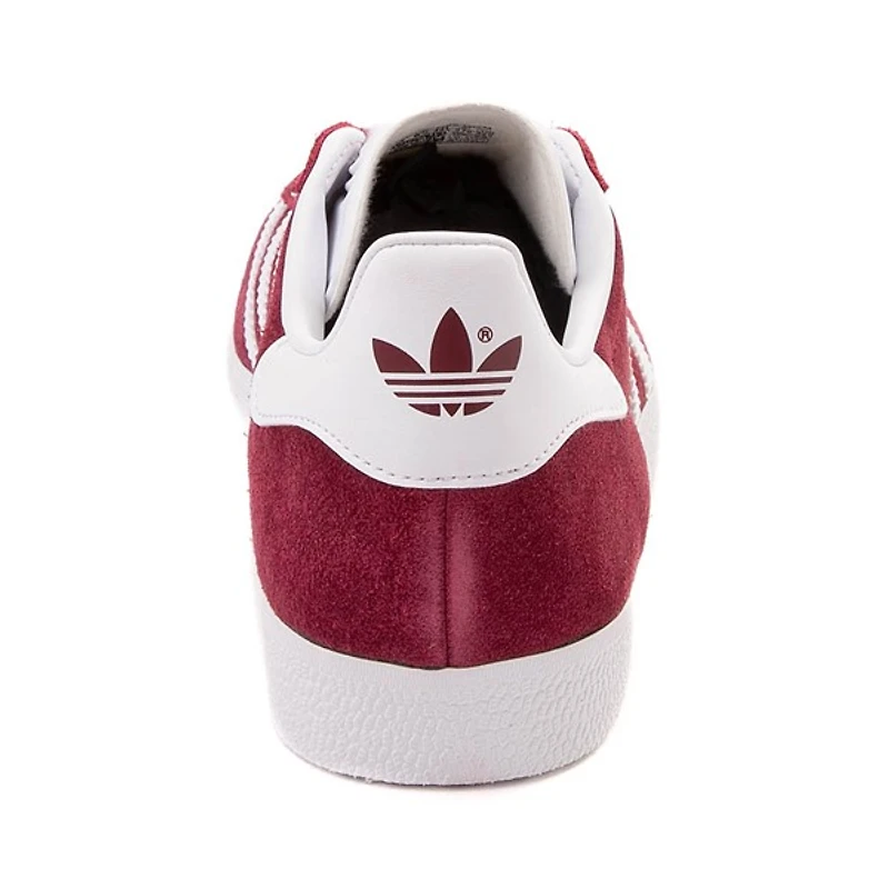 Chaussure athlétique adidas Gazelle - Bourgogne / Blanc Doré