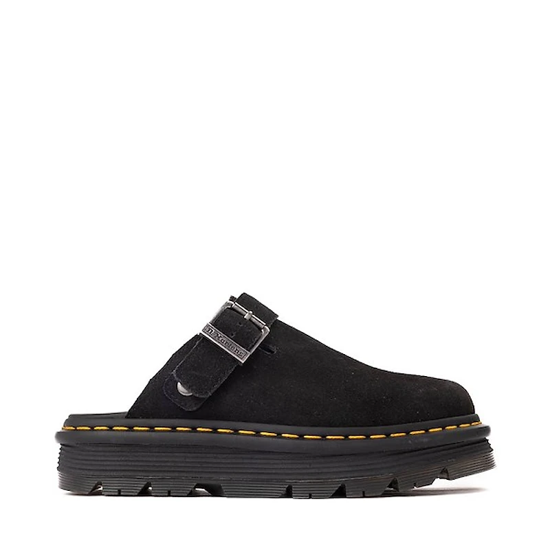 Womens Dr. Martens Zebzag Platform Mule - Black