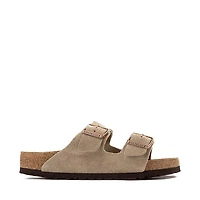Mens Birkenstock Arizona Soft Footbed Slide Sandal - Taupe