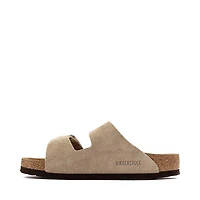 Mens Birkenstock Arizona Soft Footbed Slide Sandal - Taupe