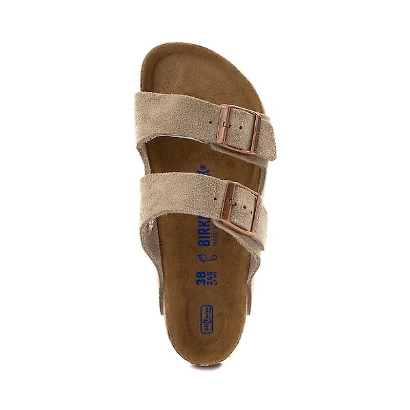 Sandale Birkenstock Arizona Soft Footbed pour hommes - Taupe
