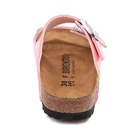 Sandale Birkenstock Arizona en cuir verni pour femmes - Rose bonbon