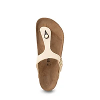 Sandale Birkenstock Gizeh pour femmes - Beige écru
