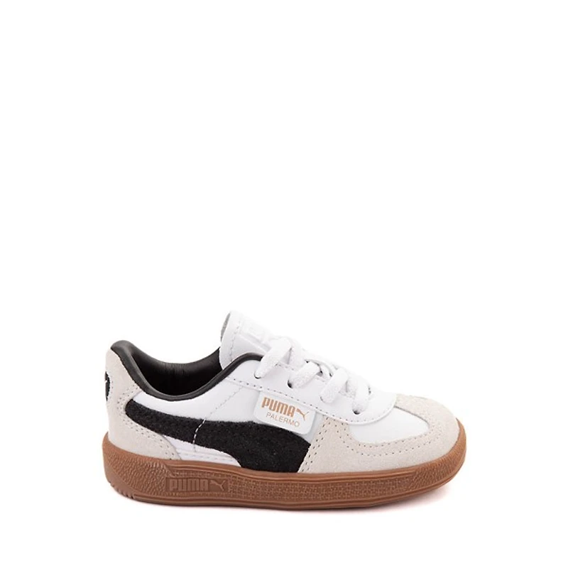PUMA Palermo Athletic Shoe - Baby / Toddler White Vapor Gray Gum