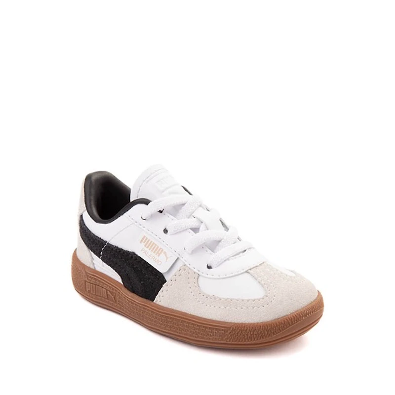 Chaussure athlétique PUMA Palermo - Bébés / Tout-petits Blanche Grise Gomme