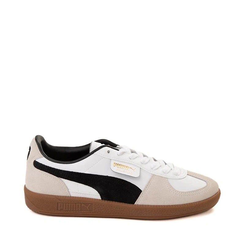 Chaussure athlétique PUMA Palermo pour femmes - Blanche / Grise Gomme