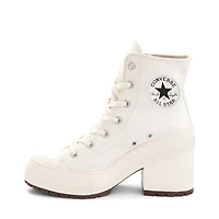 Chaussure montante à talon Converse Chuck 70 De Luxe pour femmes - Blanc cassé / Noire