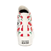 Basket Converse Chuck Taylor All Star Hi Lift pour femmes - Blanc cassé / Cerises