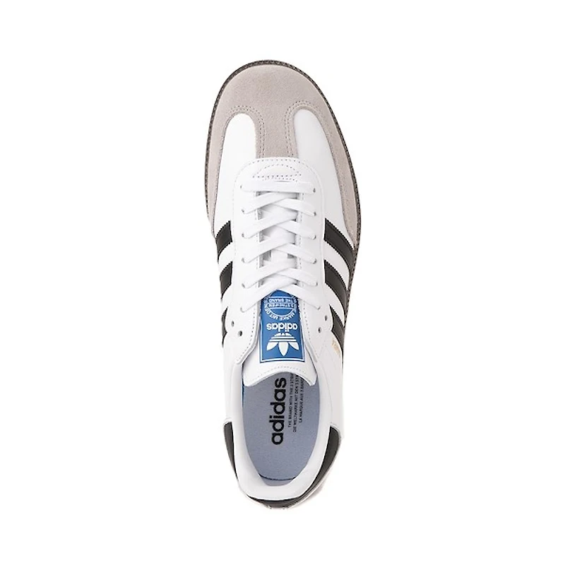 Chaussure athlétique adidas Samba OG pour femmes - Blanche / Noire