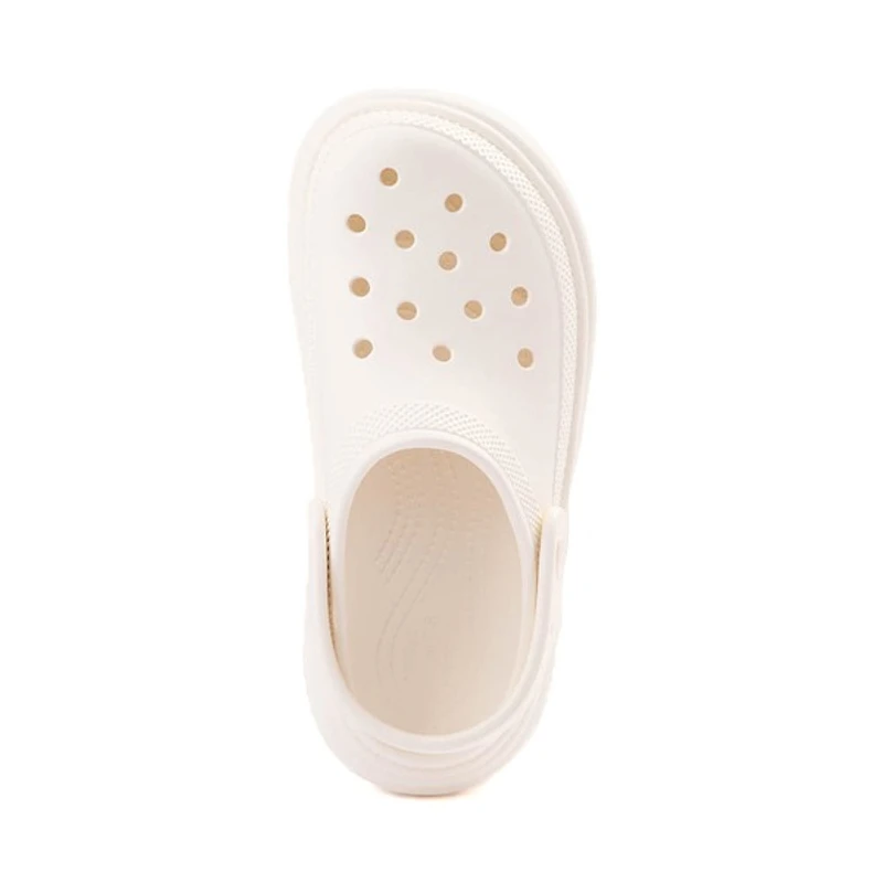 Sabot à plateforme Crocs Stomp - Crème