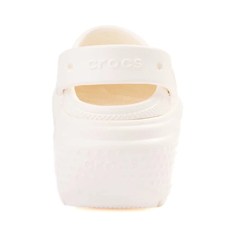 Sabot à plateforme Crocs Stomp - Crème