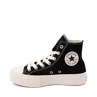 Basket Converse Chuck Taylor All Star Hi Lift Flower Play pour femmes - Noir / Blanc Cassé
