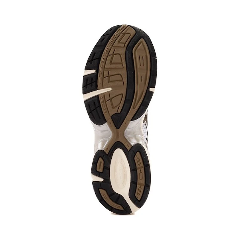 Chaussure athlétique ASICS Gel-1130 - Blanche / Brun foncé