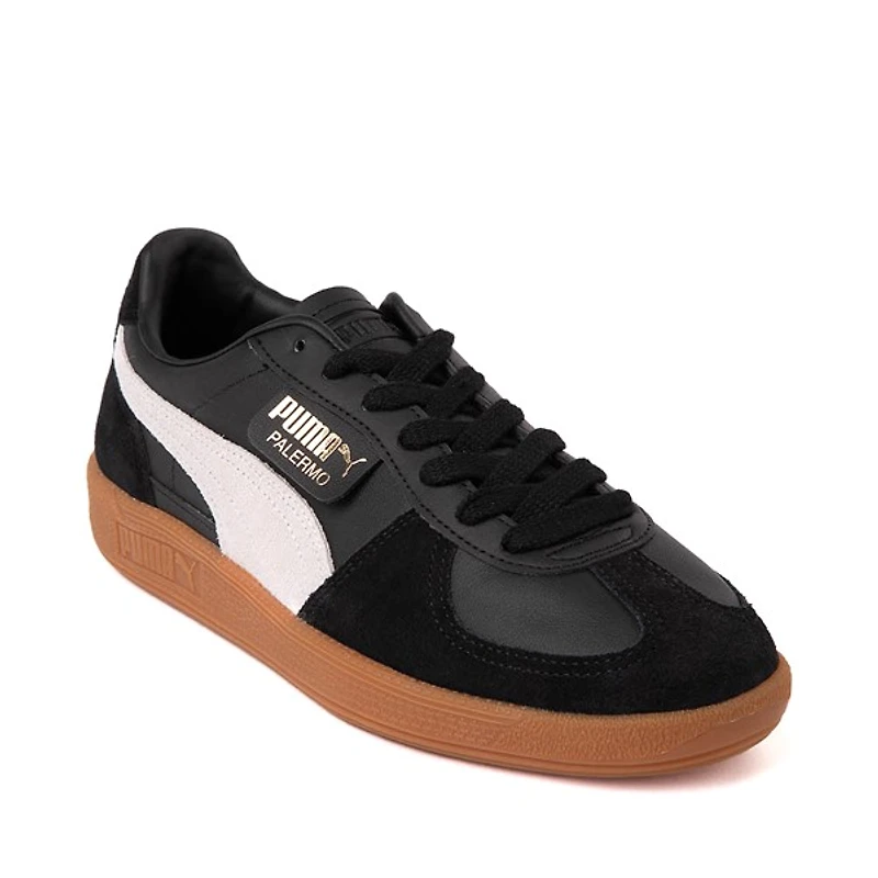 Chaussure athlétique PUMA Palermo pour hommes - Noire / Gris pâle Gomme